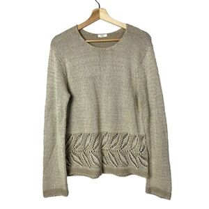 Boutique TWH Light Brown‎ Knit Pullover Sweater M